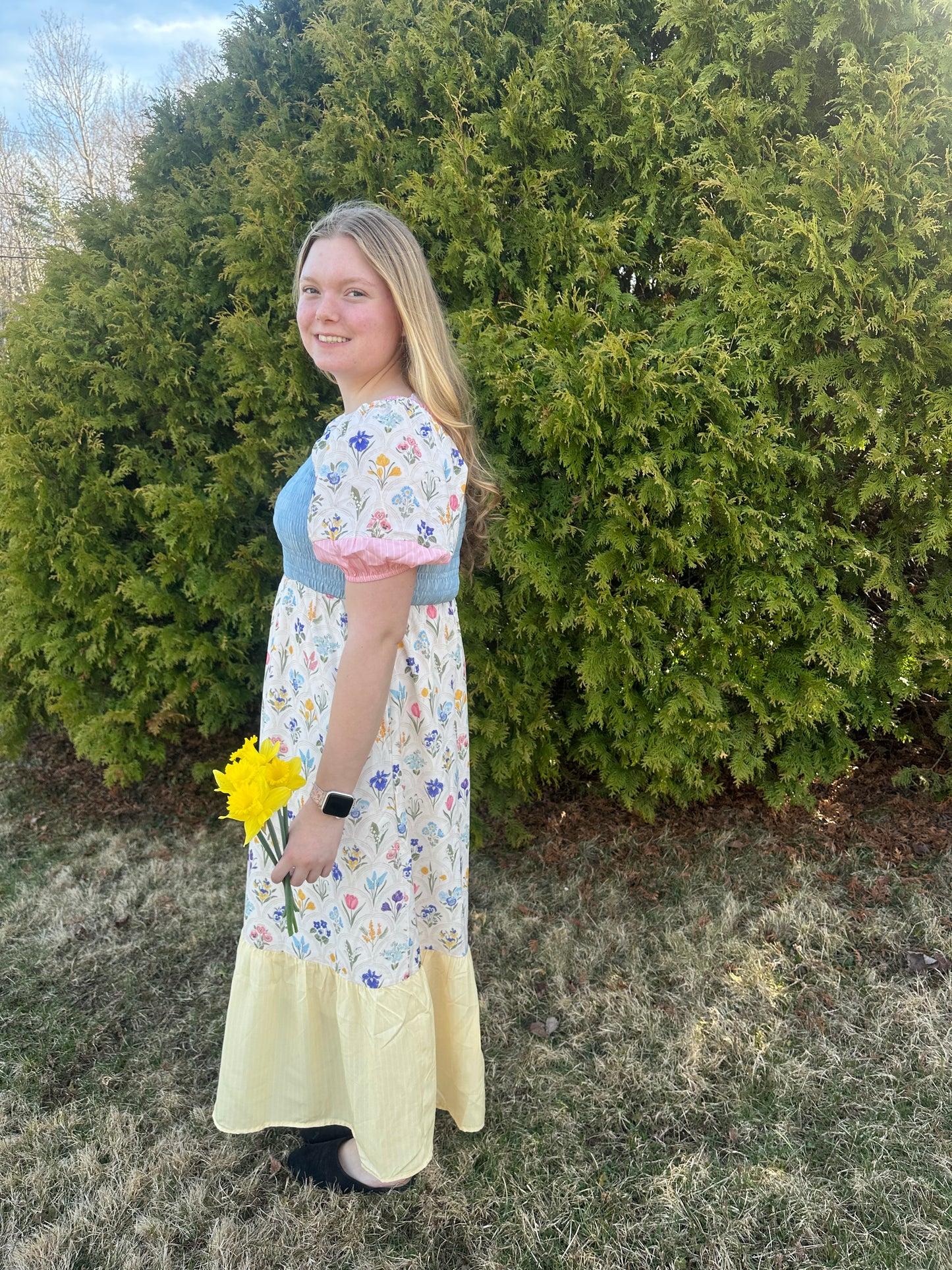 Flower fields dress