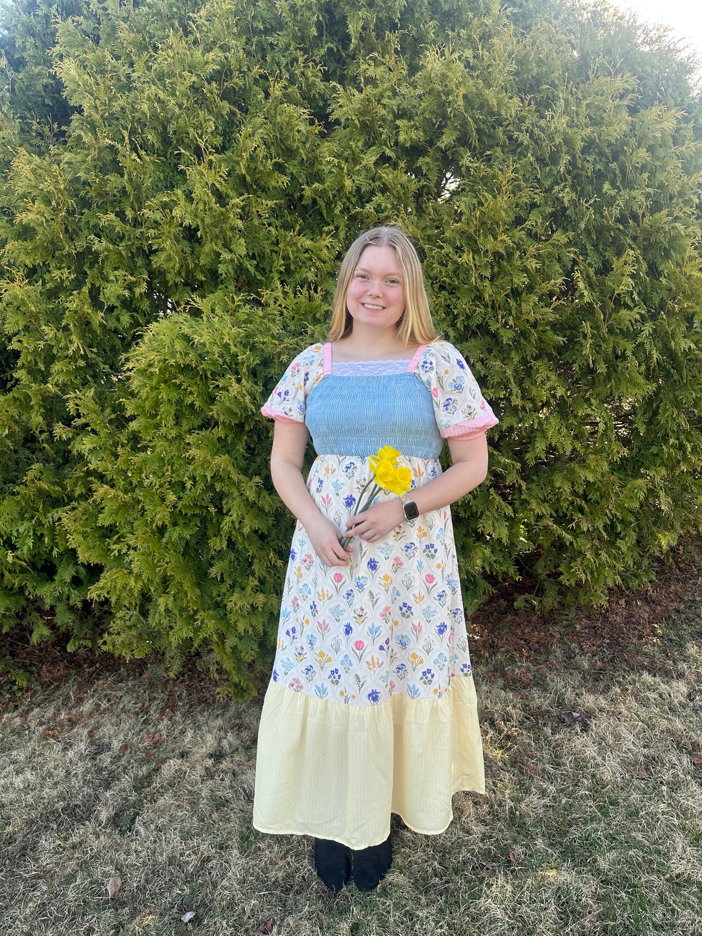 Flower fields dress